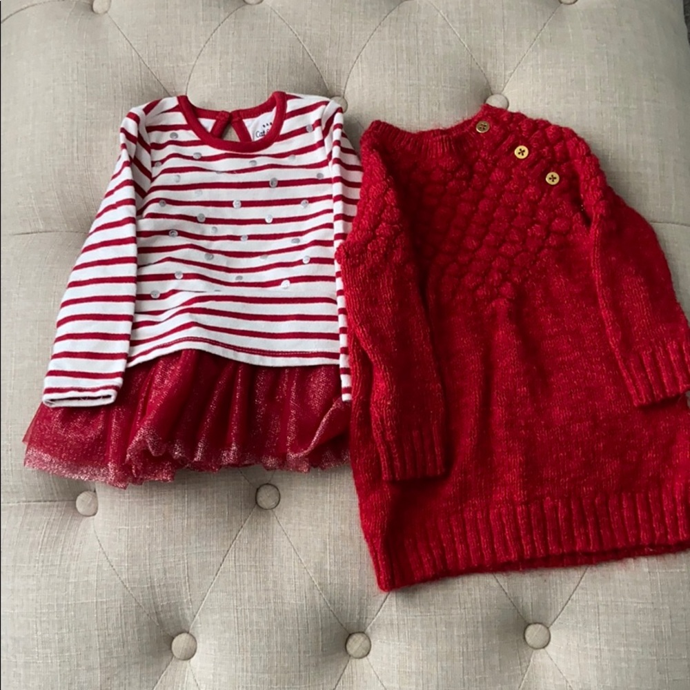TWO Christmas Outfits/Dress